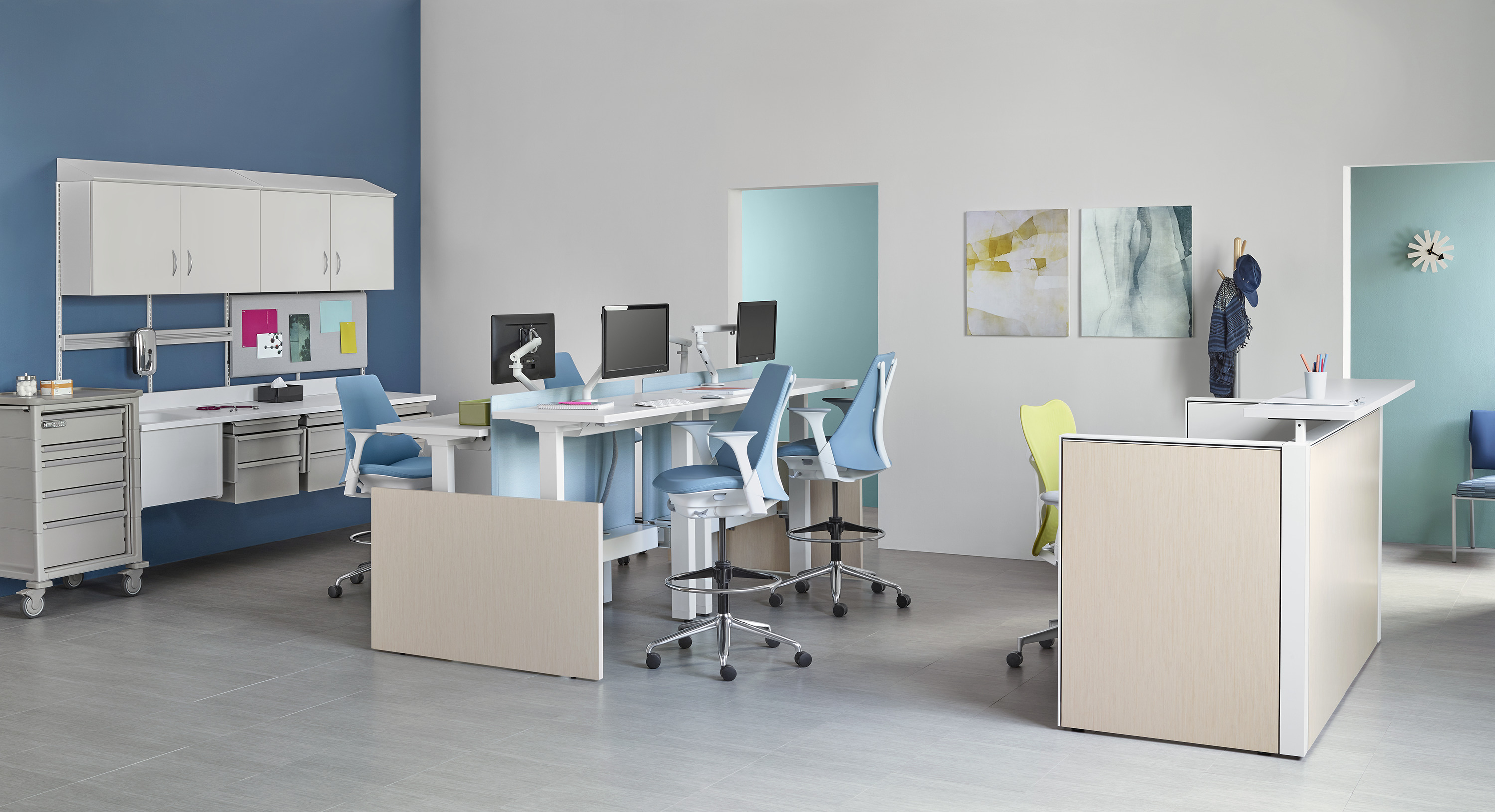 医院家具|护士站|办公家具|万象城(中国)家具|Ethospace 护士站